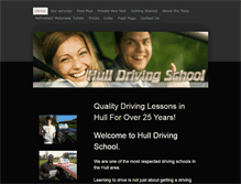 Tablet Screenshot of hulldrivingschool.co